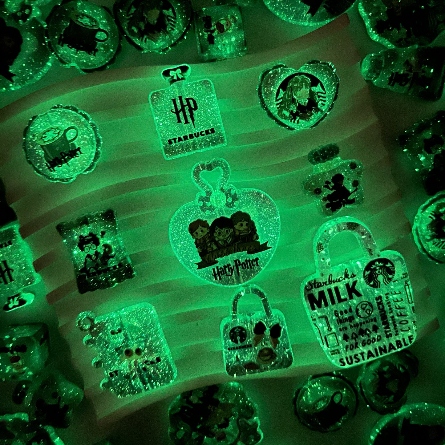 【特別奉仕品】夜光ハリーポッターーレリーフ加工 夜光