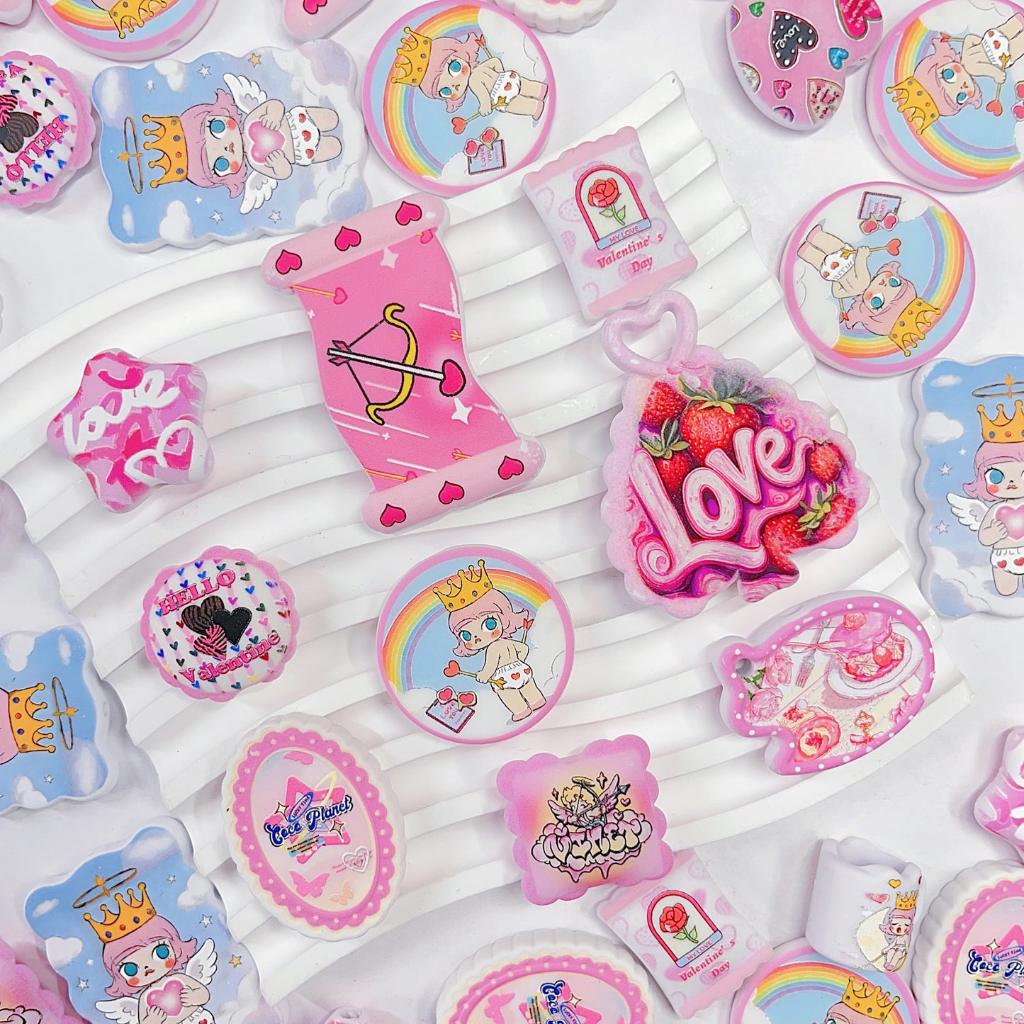 【特別奉仕品】LOVEモリーーシルク手触り マット感 滑らかな手触り レリーフ加工