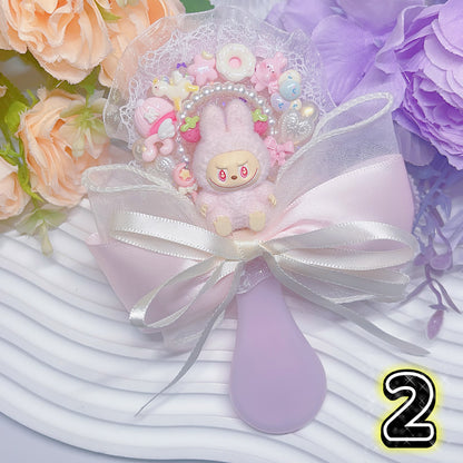 【Minao-Handmade】ホイップハンドメイドデコレーションくし&マスコット&リボン