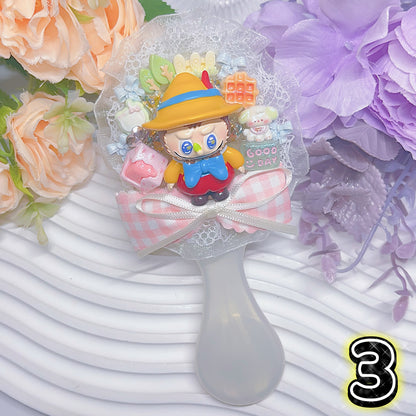 【Minao-Handmade】ホイップハンドメイドデコレーションくし&マスコット&リボン
