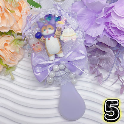 【Minao-Handmade】ホイップハンドメイドデコレーションくし&マスコット&リボン