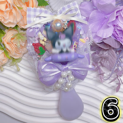 【Minao-Handmade】ホイップハンドメイドデコレーションくし&マスコット&リボン