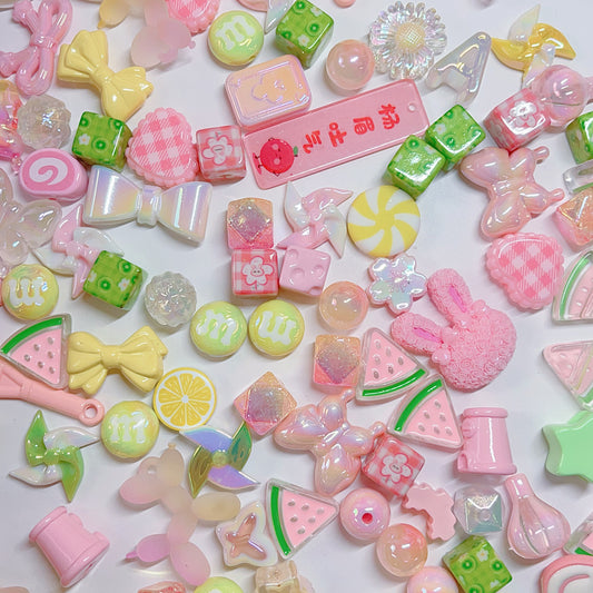 【キャンペーン-BUY 1 SERVICE 1 】もちもち団子ー高品質アクリルビーズ&豊かなデザイン 癒し色味