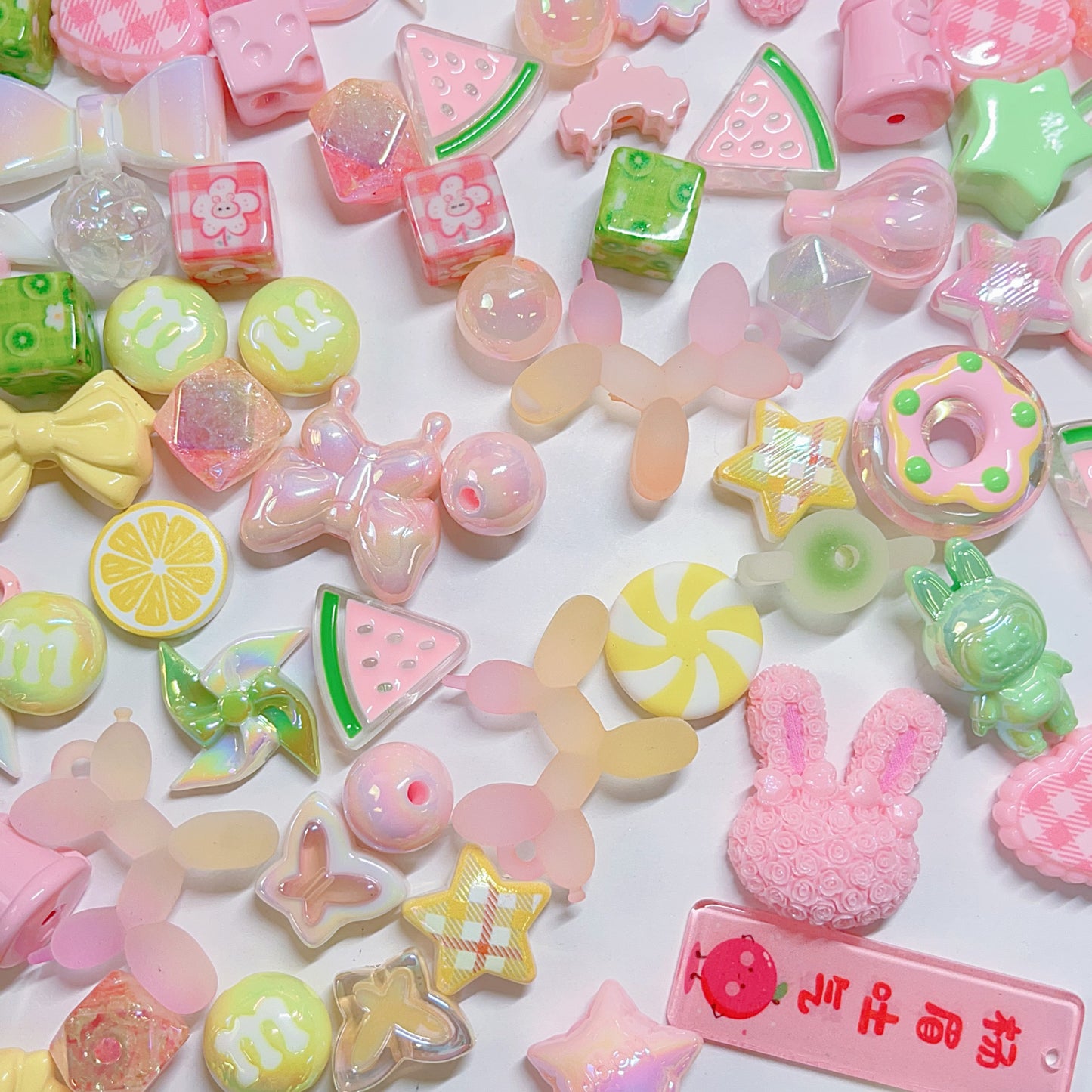 【キャンペーン-BUY 1 SERVICE 1 】もちもち団子ー高品質アクリルビーズ&豊かなデザイン 癒し色味