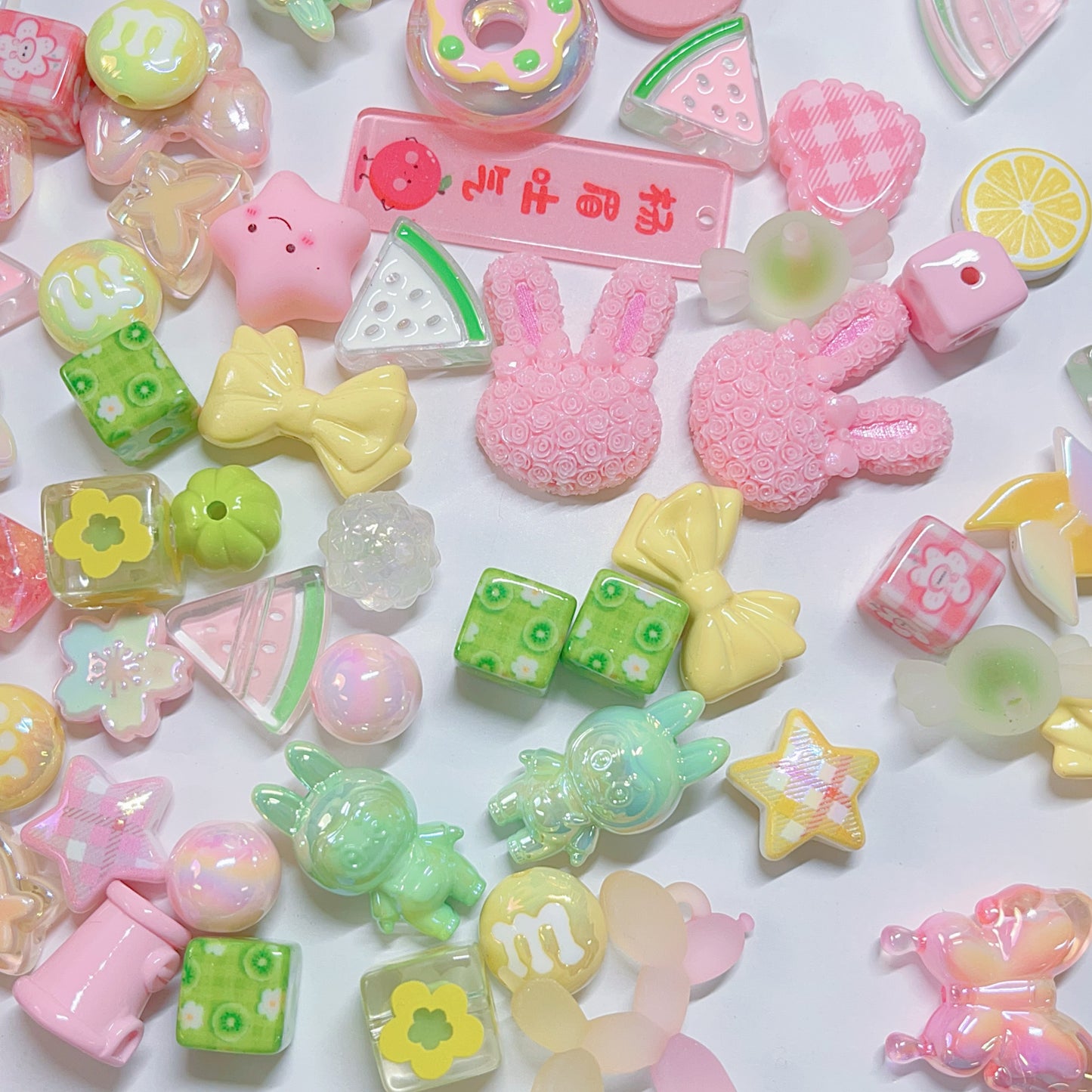 【キャンペーン-BUY 1 SERVICE 1 】もちもち団子ー高品質アクリルビーズ&豊かなデザイン 癒し色味