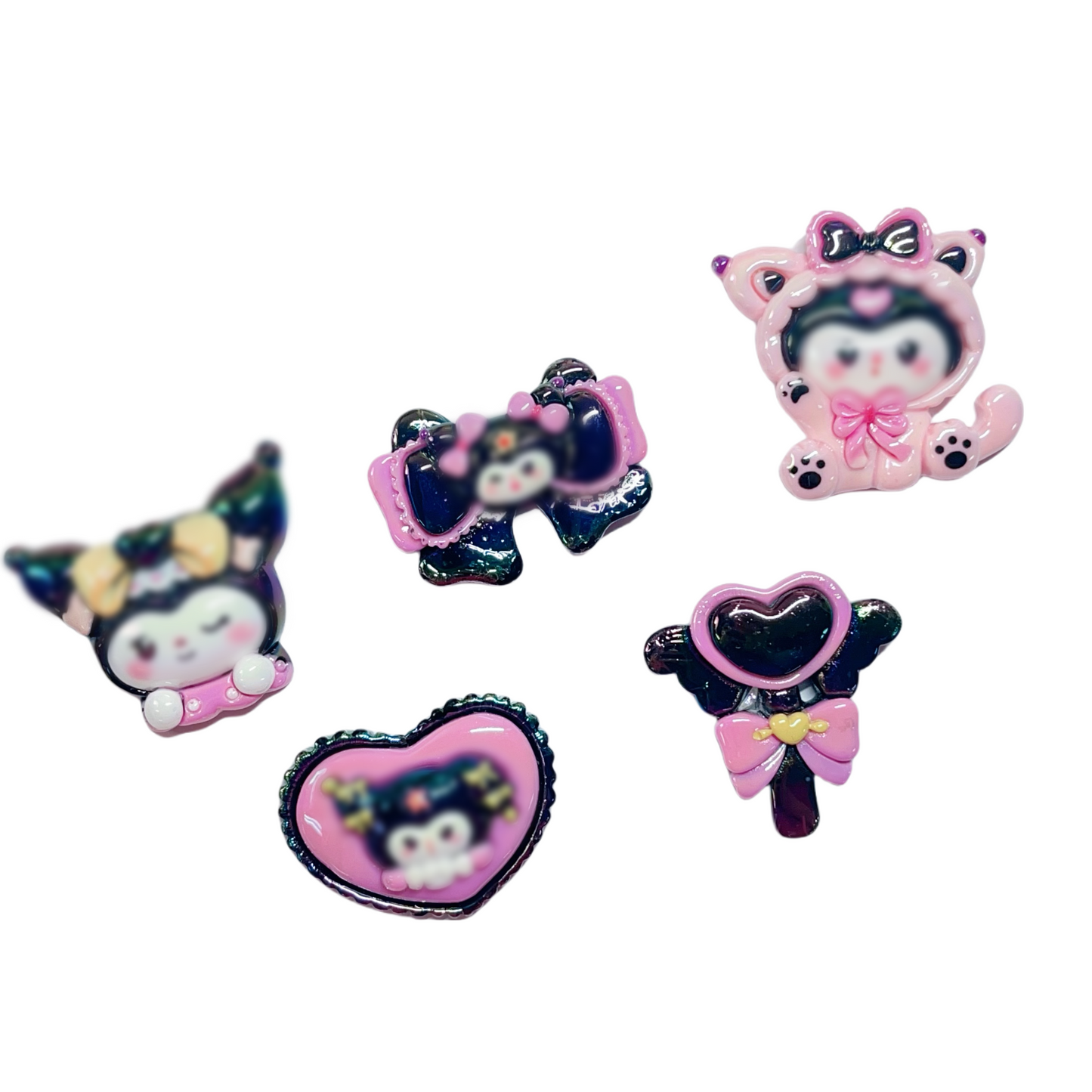 【BZ 446】甘くてかっこいいー高品質アクリルビーズ&ぷっくりペイントビーズ&ガラスビーズ&レジンビーズ（一部夜光）&キラキラストーンビーズ（プレゼント付き）