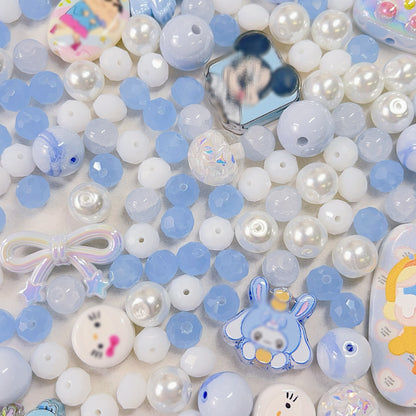 【BZ 453】仲夏の庭園ー高品質アクリルビーズ&スターライトビーズ&イラストビーズ&ガラスビーズ