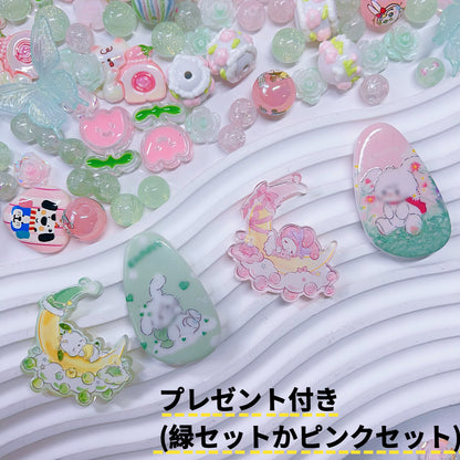 【BZ 520】優しい季節ー高品質ぷっくりペイントビーズ&ガラスビーズ&レジンビーズ&イラストビーズ（プレゼント付き）