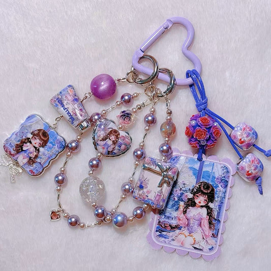 【特別奉仕品】ラベンダーSP－シルバーメッキビーズ