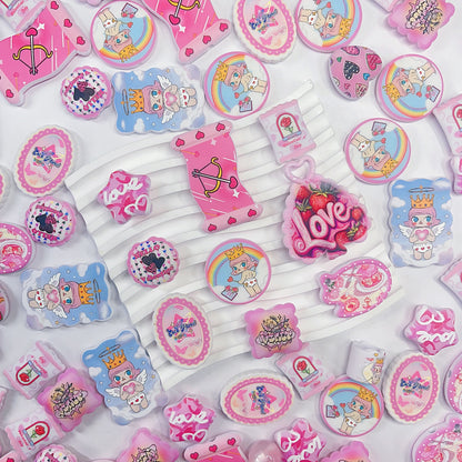 【特別奉仕品】LOVEモリーーシルク手触り　マット感　滑らかな手触り　レリーフ加工