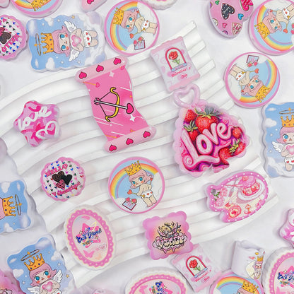 【特別奉仕品】LOVEモリーーシルク手触り　マット感　滑らかな手触り　レリーフ加工