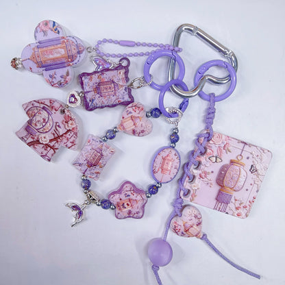 【特別奉仕品】華提灯ー刺繍デザイン　レリーフ加工ビーズ