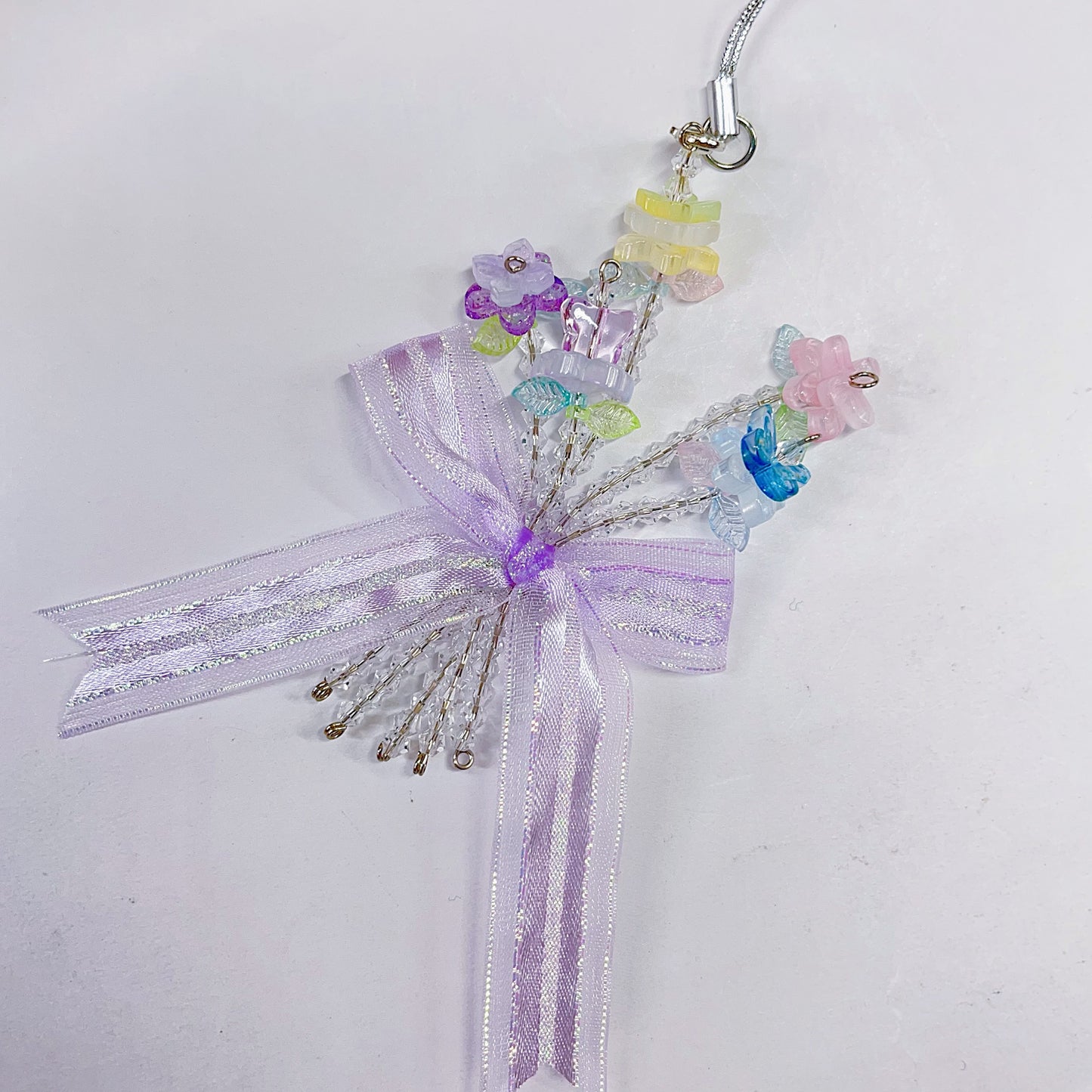 【BZ 922】ちびフラワーー高品質ガラスビーズ　小サイズ　パステルカラー　万能ビーズ　可愛い花ビーズMIX