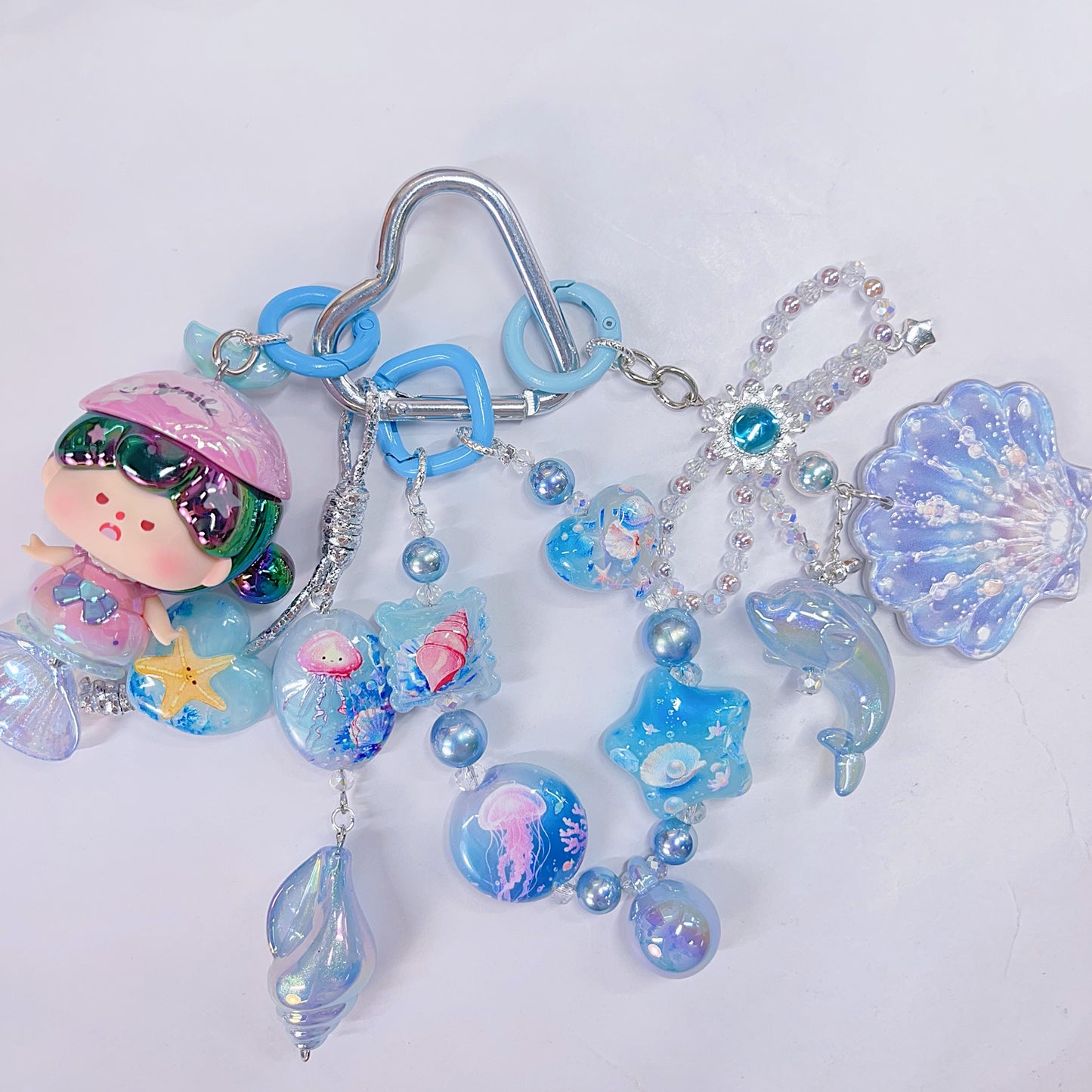 【特別奉仕品】海世界ーレリーフ加工ビーズ
