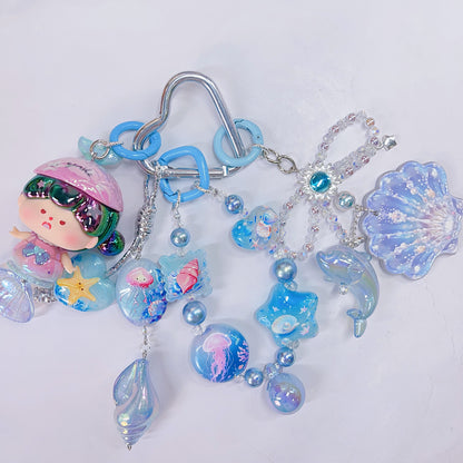 【特別奉仕品】海世界ーレリーフ加工ビーズ