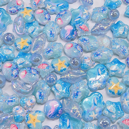 【特別奉仕品】海世界ーレリーフ加工ビーズ