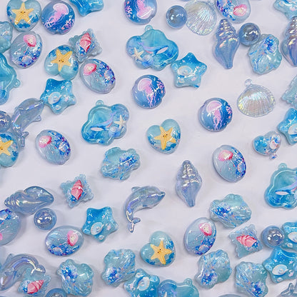 【特別奉仕品】海世界ーレリーフ加工ビーズ
