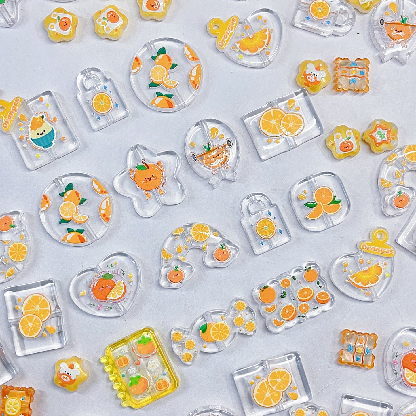 【特別奉仕品】うまうまオレンジー透明シリーズ 　レリーフ加工