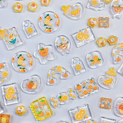 【特別奉仕品】うまうまオレンジー透明シリーズ 　レリーフ加工