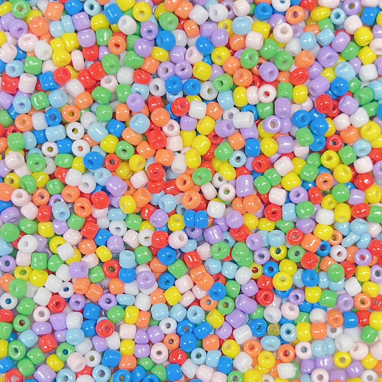【BZ 983】ビビットカラーちびー高品質ガラスビーズ　使いやすい　3mmーNEW