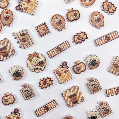 【特別奉仕品】珈琲館ー刺繍デザイン　レリーフ加工ビーズーNEW