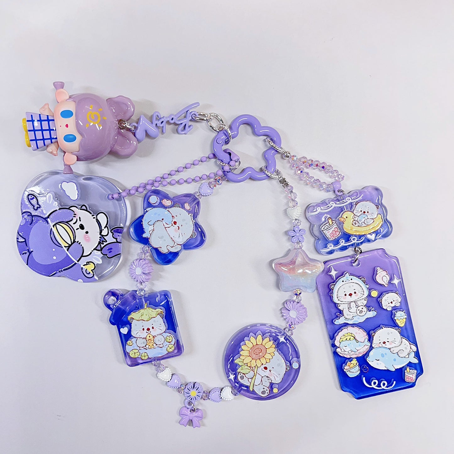 【特別奉仕品】ラッコちゃんーレリーフ加工　透明シリーズーNEW
