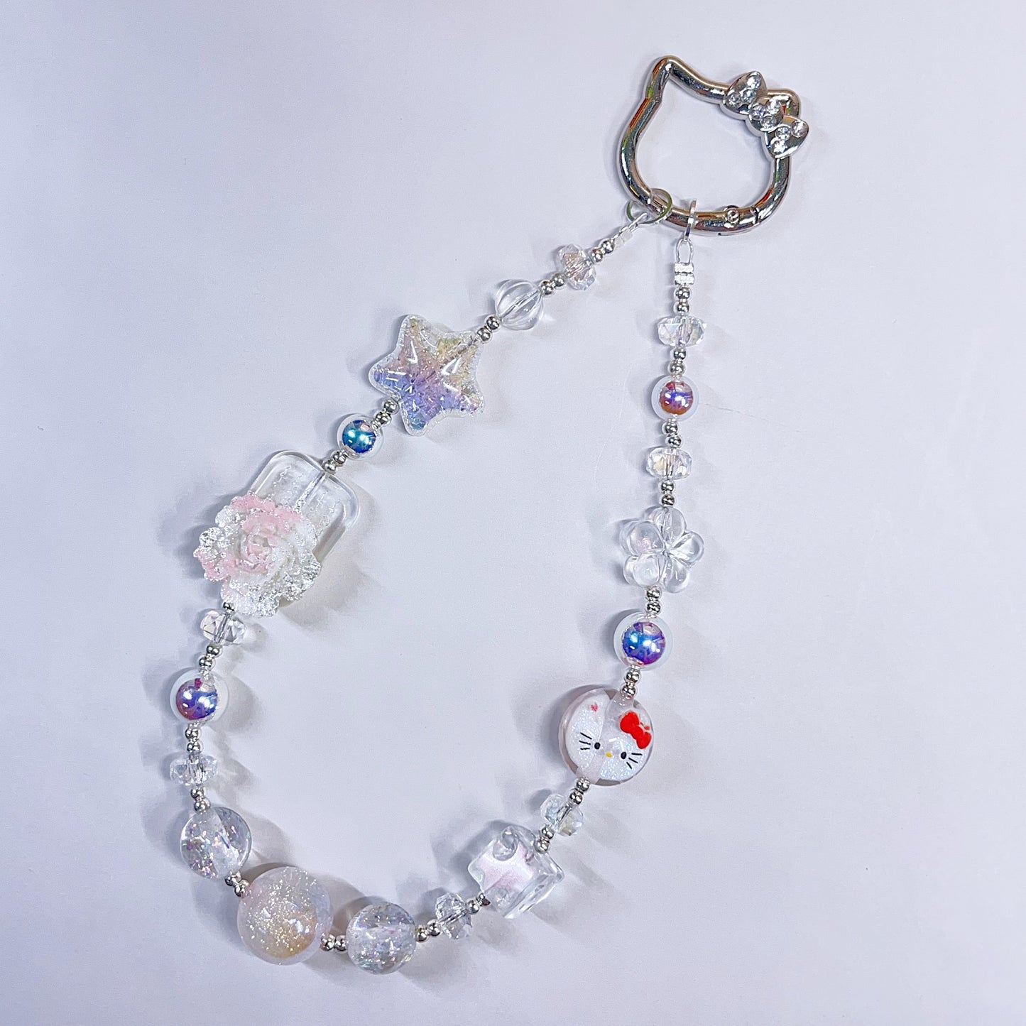 【BZ 1018】ふんわりピンクー高品質光学メッキ加工樹脂ビーズ&バロック風ガラスビーズ&パーツ入り樹脂ビーズ&AK天女パールビーズ&希土晶晶&夜光レジンフラワー　大人系 ーNEW