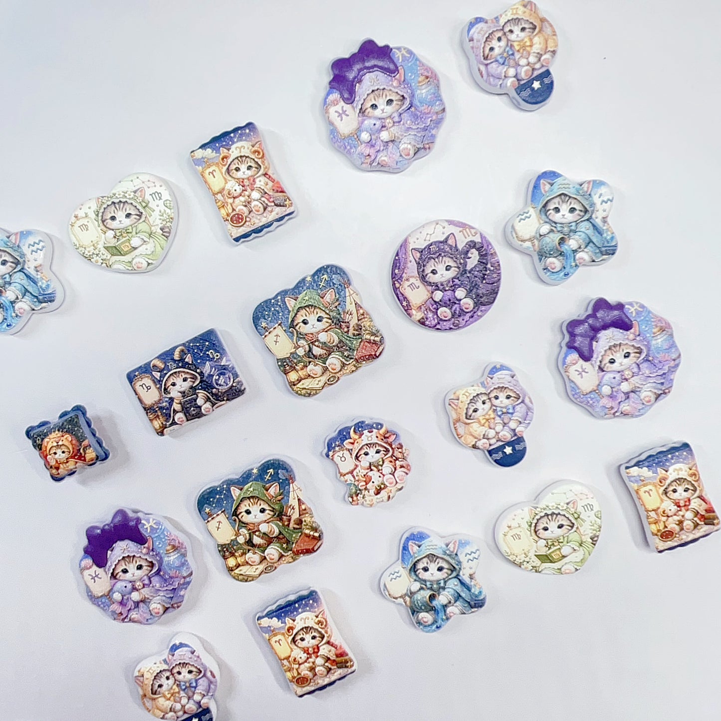 【特別奉仕品】星座にゃんこーレリーフ加工ーNEW