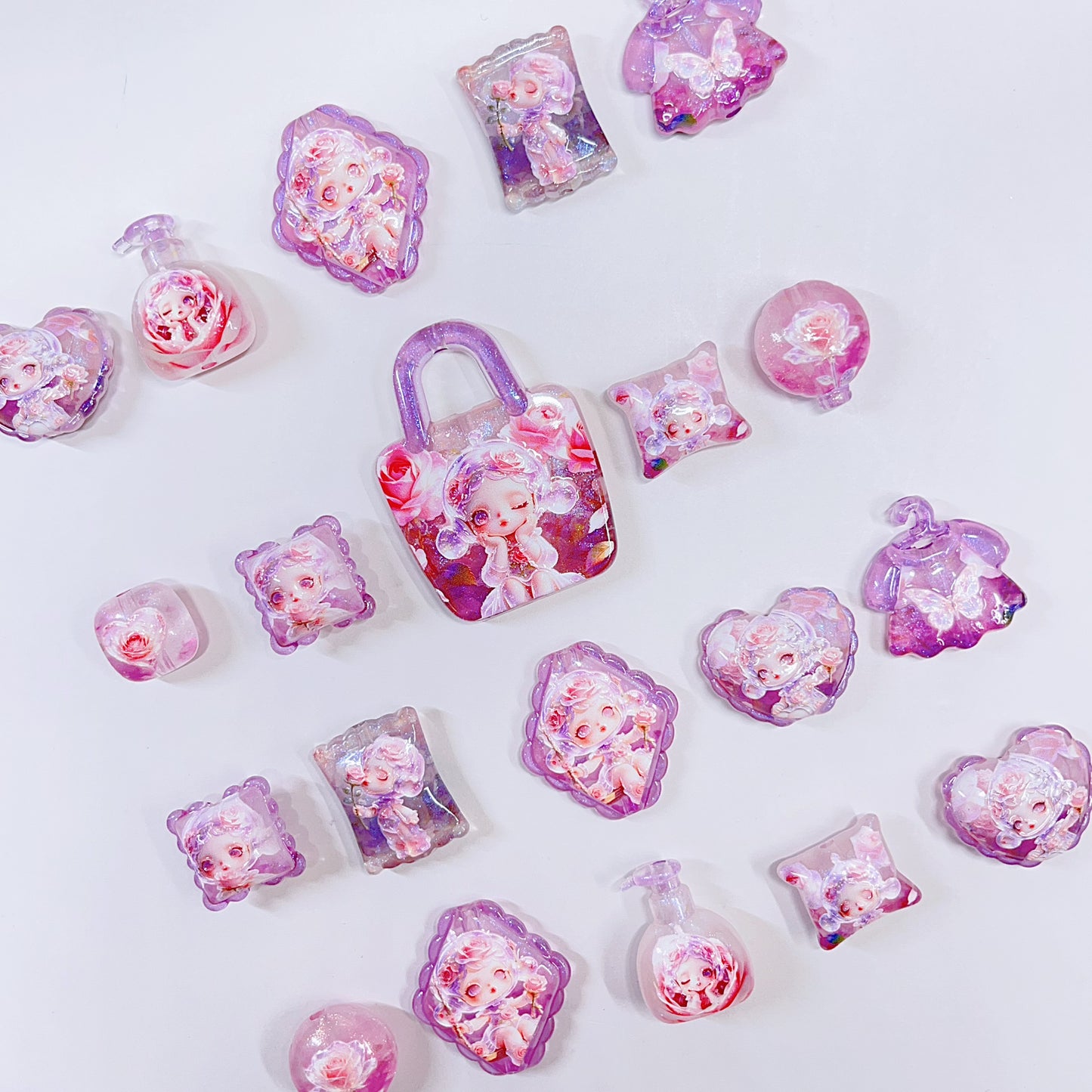 【特別奉仕品】ピンクローズSPーレリーフ加工　夜光ーNEW