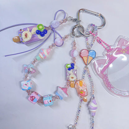 【BZ 1087】アイスバーー高品質アクリルビーズ　樹脂ビーズ　ハンドメイド樹脂ビーズ　レリーフ加工ビーズ　メッキ加工デコパビーズ　豊かなデザインーNEW