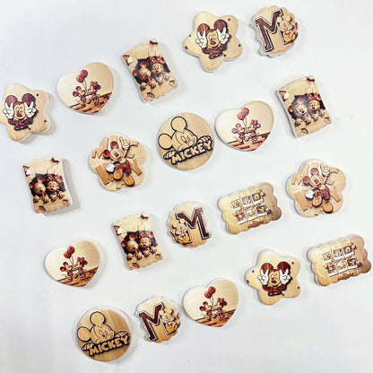 【特別奉仕品】ウッドMickeyーレリーフ加工ーNEW
