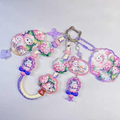 【特別奉仕品】紫陽花にゃんこーレリーフ加工ーNEW