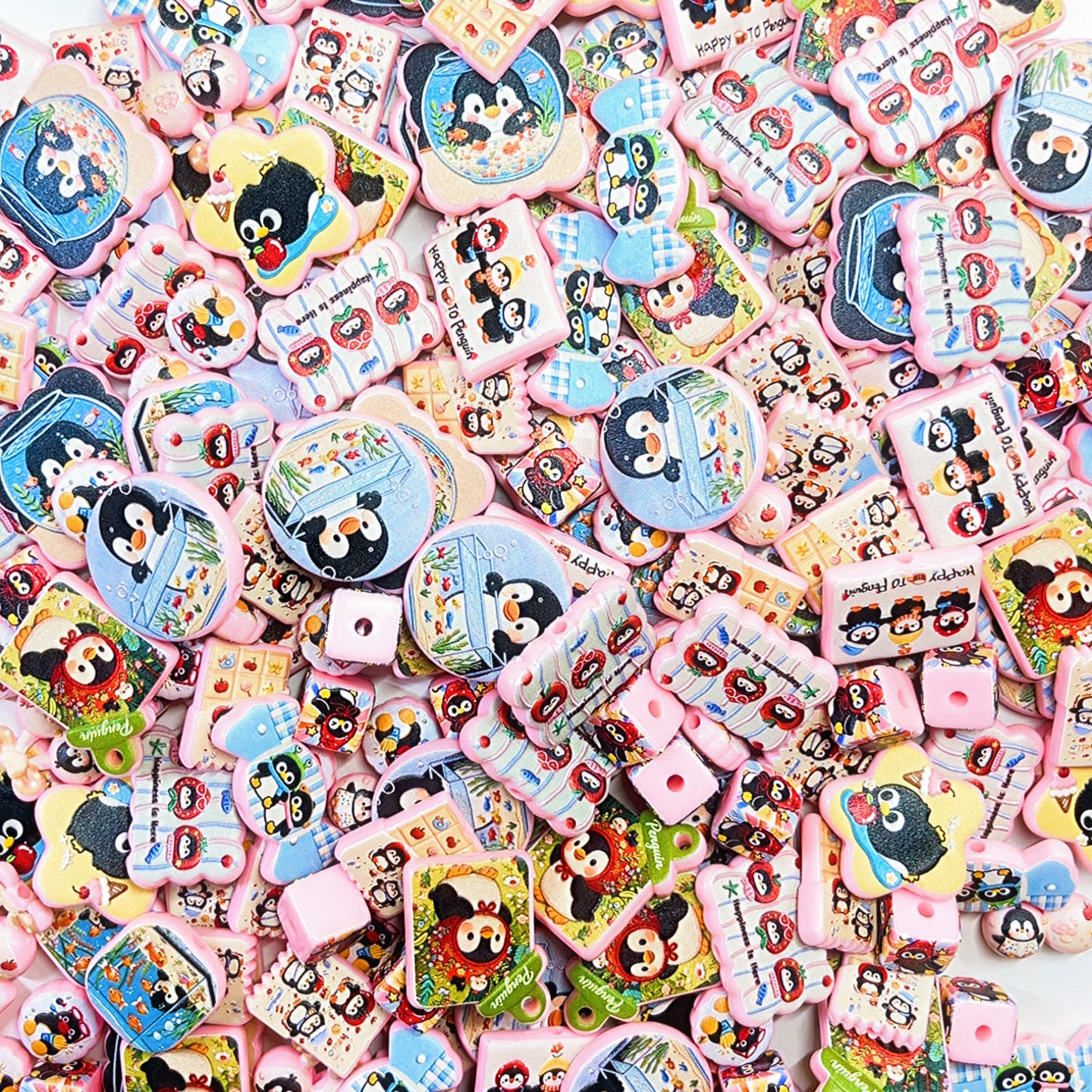 【特別奉仕品】刺繍ペンギンー刺繍デザイン　レリーフ加工ーNEW