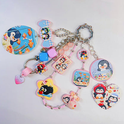 【特別奉仕品】刺繍ペンギンー刺繍デザイン　レリーフ加工ーNEW