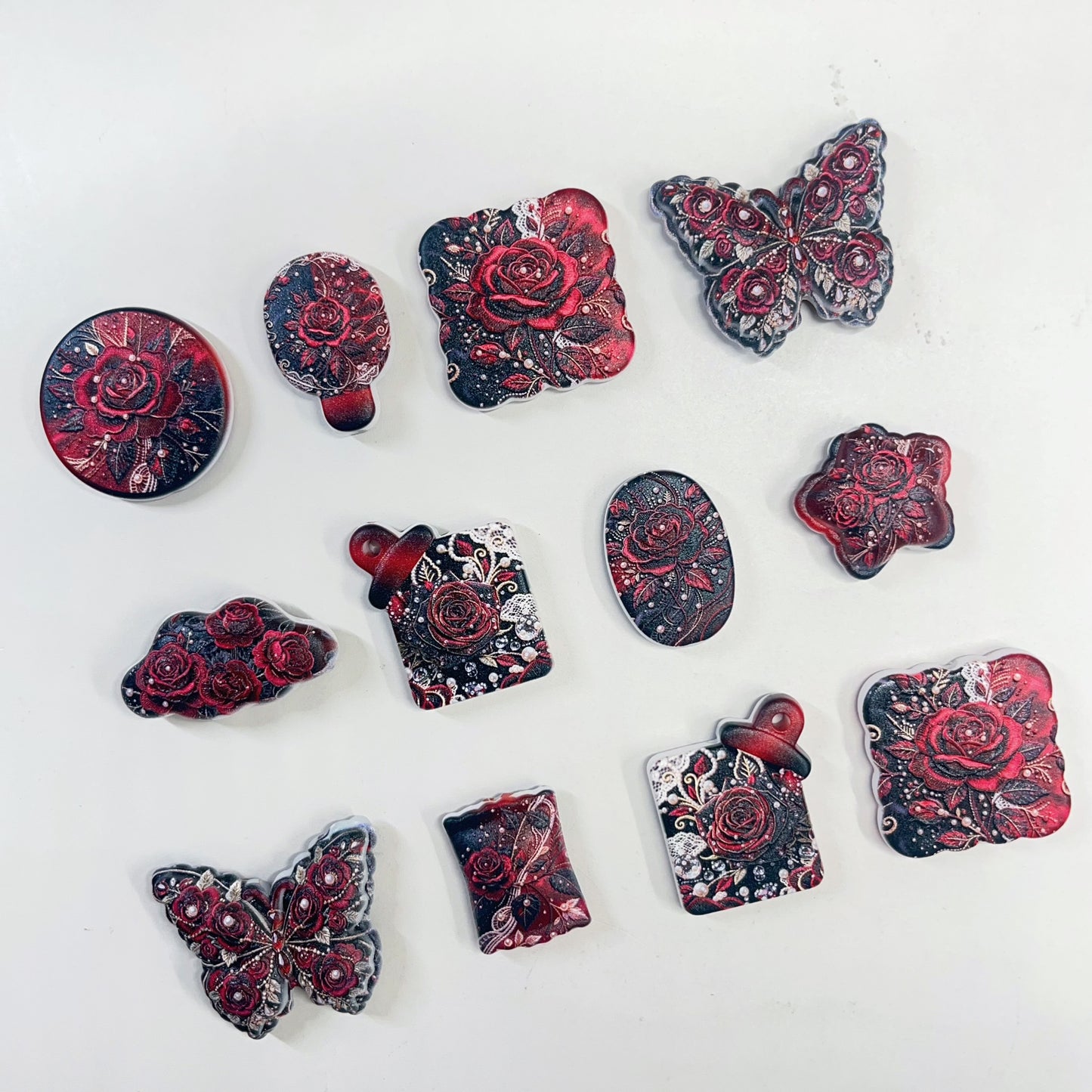 【特別奉仕品】赤薔薇ーレリーフ加工ーNEW