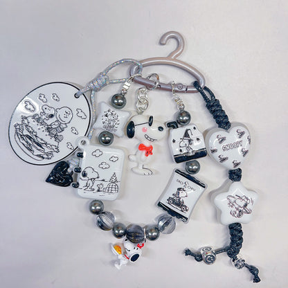 【特別奉仕品】モノクロSNOOPYーレリーフ加工ーNEW