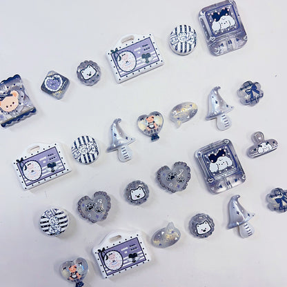 【特別奉仕品】モノクロ熊ちゃんーレリーフ加工ーNEW