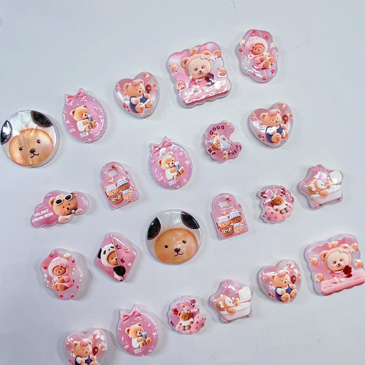 【特別奉仕品】ピンククマーレリーフ加工ーNEW