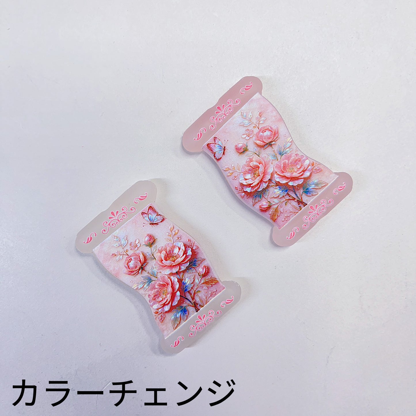 【特別奉仕品】螺鈿フラワーーレリーフ加工　カラーチェンジ　マット螺鈿デザインーNEW