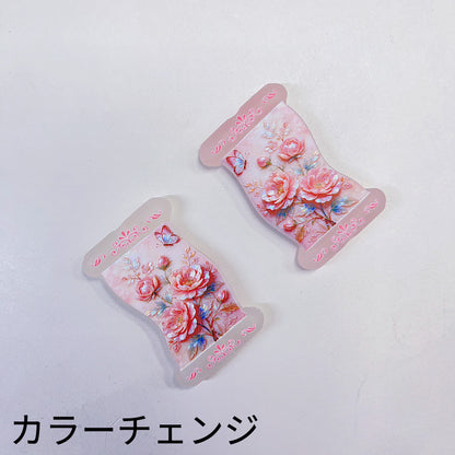 【特別奉仕品】螺鈿フラワーーレリーフ加工　カラーチェンジ　マット螺鈿デザインーNEW