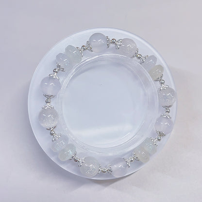 【BZ 1141】ホワイトカラーチェンジー高品質カラーチェンジ樹脂ビーズ　ちゅるんちゅるん　8ｍｍ/10ｍｍ/16ｍｍ　豊かなデザインーNEW