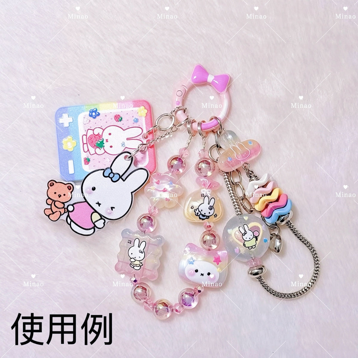 【BZ 1159】波リングちゃんー高品質アクリルビーズ　パステルカラー　使いやすいーNEW