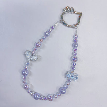 【BZ 1166】ラベンダーオーロラーAK天女パールビーズ&スワロフスキー風パールビーズ　6ｍｍ/8ｍｍ/10ｍｍ　綺麗　大人系ーNEW