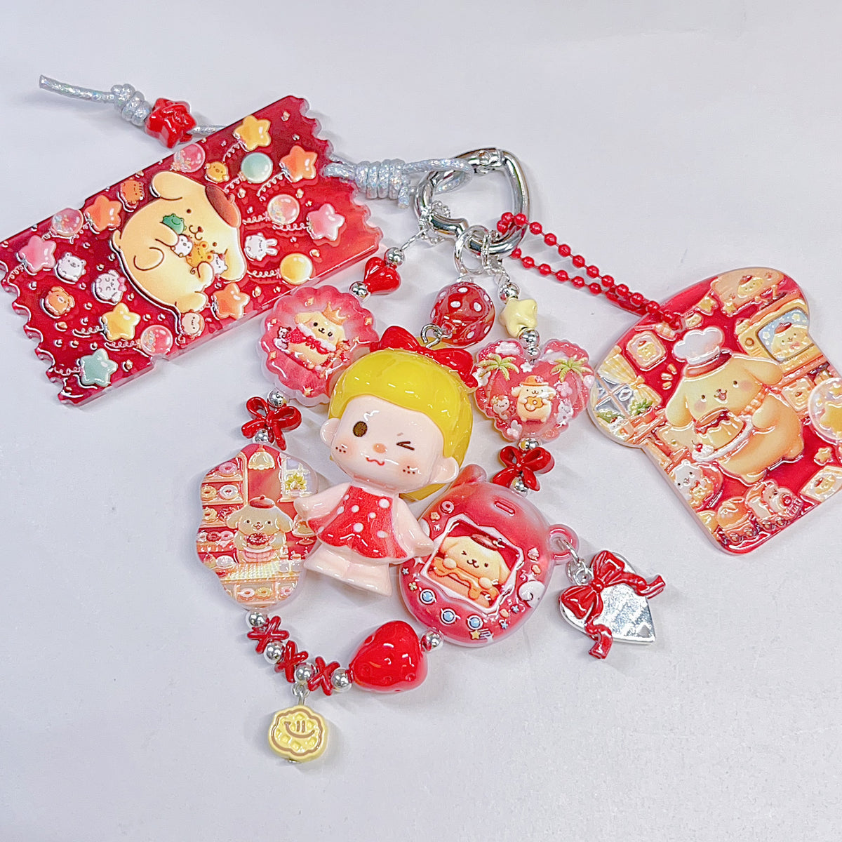 【特別奉仕品】赤プリンーレリーフ加工ーNEW