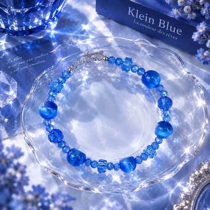 【BZ 1207】蒼宙ー高品質キャツアイビーズ&キャツアイ樹脂ビーズ&希土晶晶　綺麗　大人系ーNEW